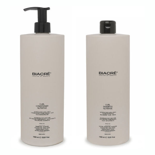 Kit CURL SHAMPOO E CONDITIONER NUTRITIVE per capelli ricci Biacrè
