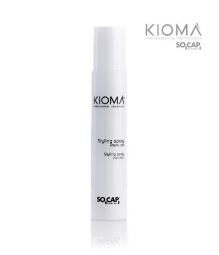 Styling Spray per capelli effetto opaco. 250 ml. Prodotto professionale Socap Kiomà