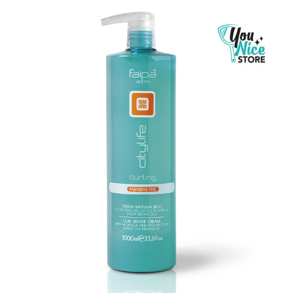 Crema capelli ravviva ricci senza risciacquo. FAIPA Linea Curling 400 ml