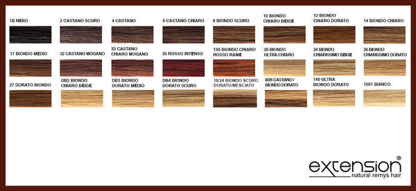 1 fascia extension professionali con 3 clips Socap Original 50 55 cm Capelli lisci colori naturali