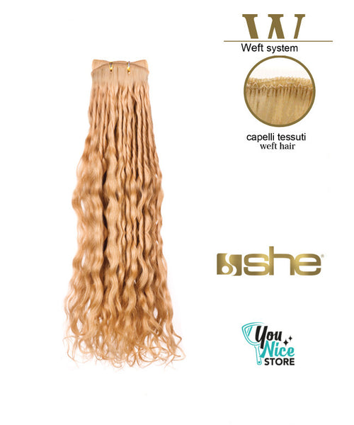 Matassa SHE 40 45 cm - 100gr - 140cm extension professionali Capelli tessuti ricci naturali