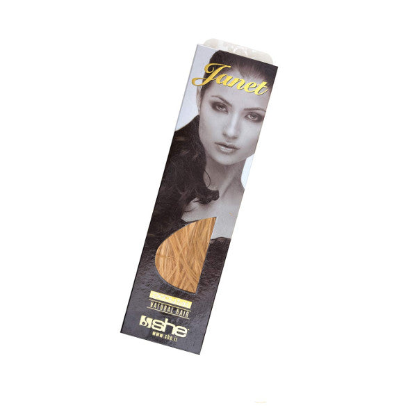 JANET Coda in capelli 100% naturali mossi 50-55 cm She