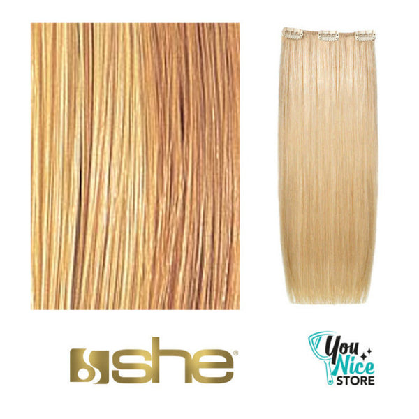 1 fascia extension professionali SHE Easy one clip 50 55 cm Capelli lisci mesciati