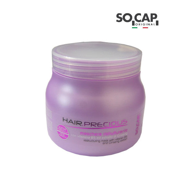 Maschera per capelli ristrutturante Istantanea 500 ML. Prodotto professionale. Socap.