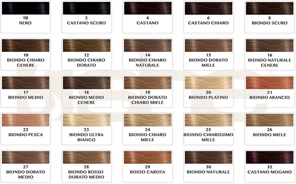 10 ciocche extension professionali a cheratina SHE 50-60 cm Capelli lisci colori naturali