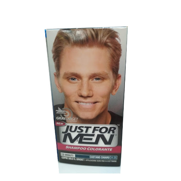 JUST FOR MEN - Shampoo Colorante Castano Chiaro