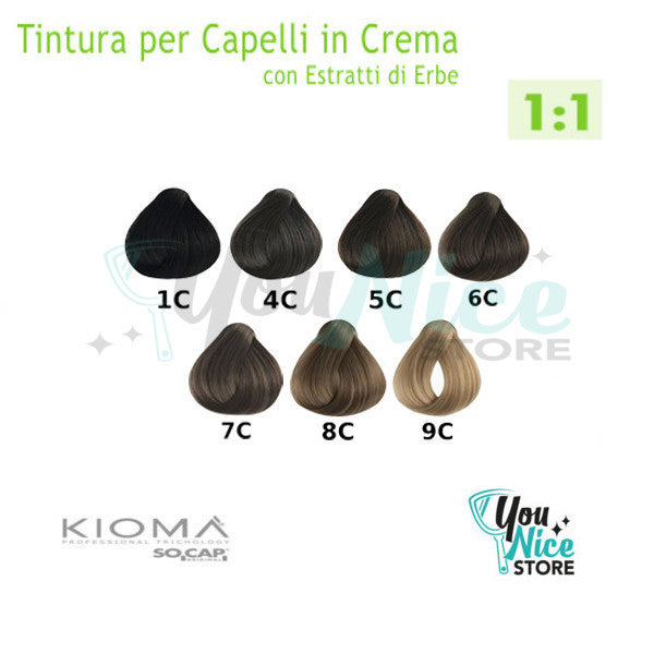 Hair Cream Color - Socap Kiomà tintura tubo 100ml
