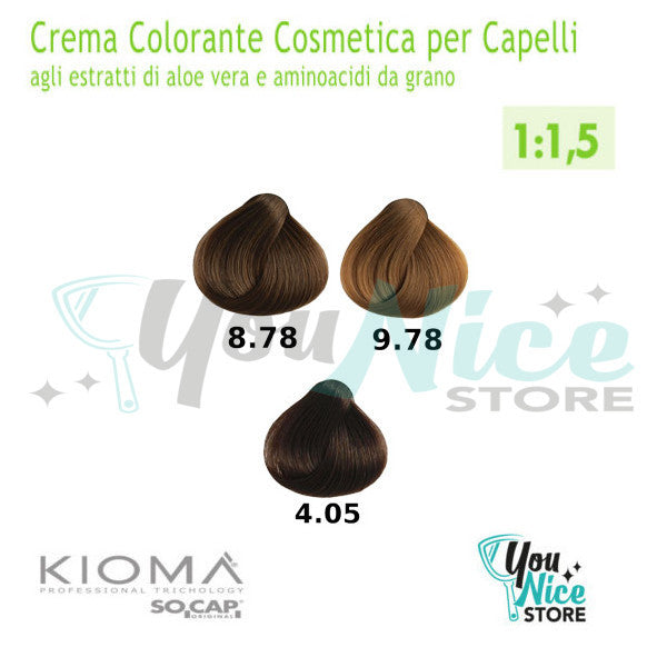 Hair Cream Color - Socap Kiomà tintura tubo 100ml