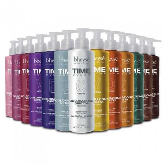 Crema colore semipermanente TIME COLOR 200 ml BHEYSE' PROFESSIONAL