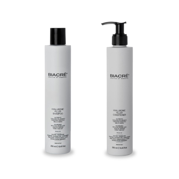 KIT HYALURONIC FILLER CONDITIONER+SHAMPOO BIACRE' con Acido Ialuronico
