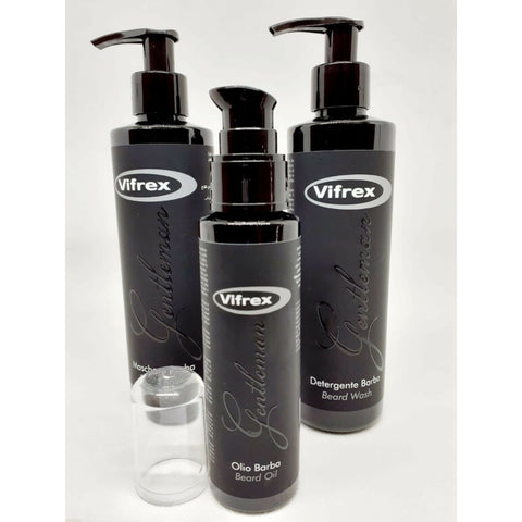 Kit Shampoo Maschera Olio Barba Nutriente Idratante Vifrex