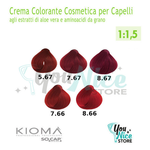 Hair Cream Color - Socap Kiomà tintura tubo 100ml