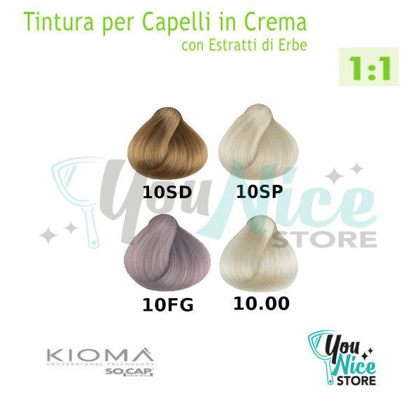 Hair Cream Color - Socap Kiomà tintura tubo 100ml