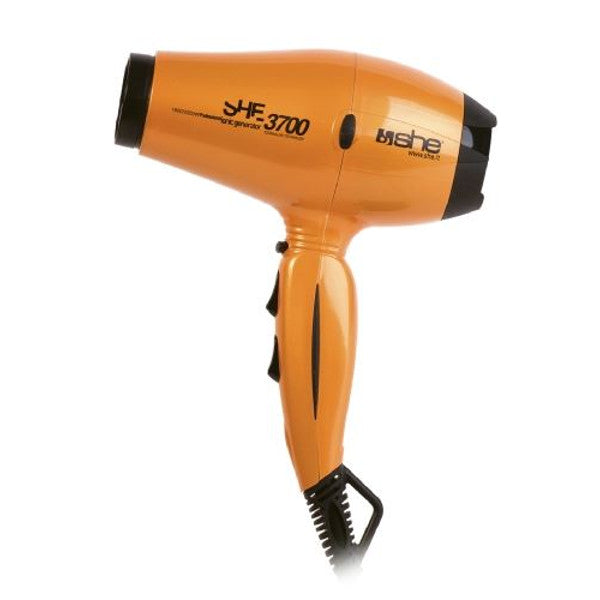 Asciugacapelli professionale compatto in ceramica e tormalina 3700 SHE