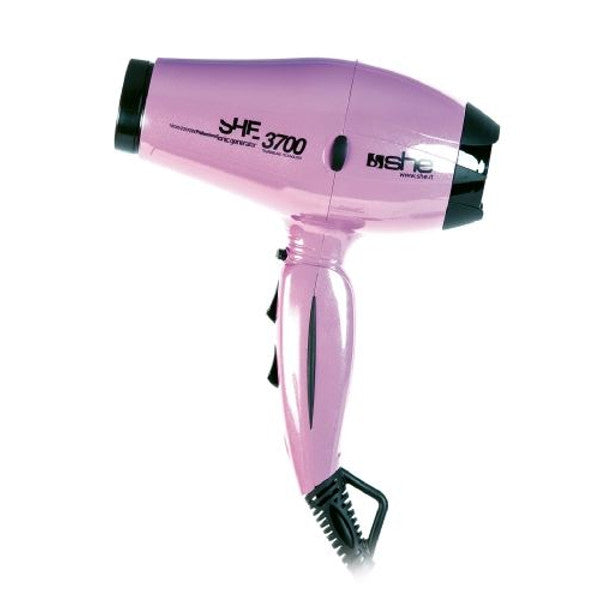 Asciugacapelli professionale compatto in ceramica e tormalina 3700 SHE