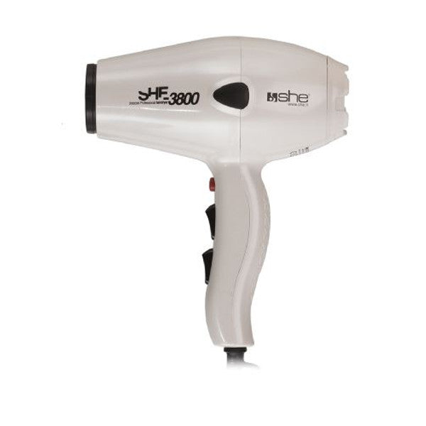 Asciugacapelli professionale con dispositivo ionizzatore 3800 SHE