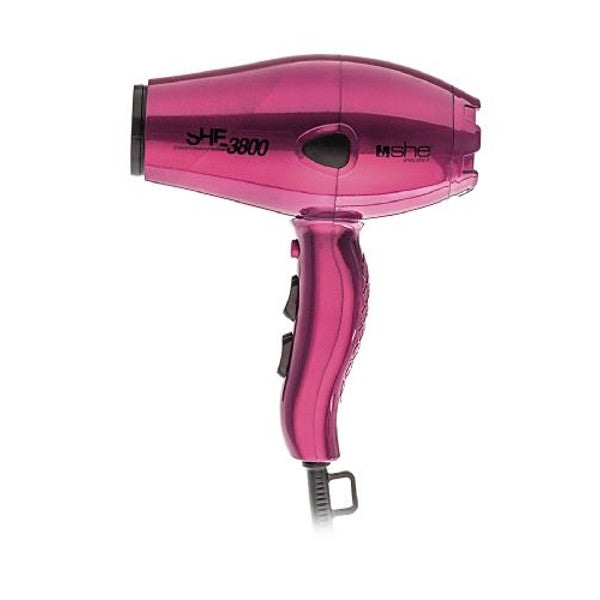 Asciugacapelli professionale con dispositivo ionizzatore 3800 SHE