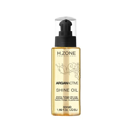 H.Zone ARGAN ACTIVE - Olio per capelli Shine Oil
