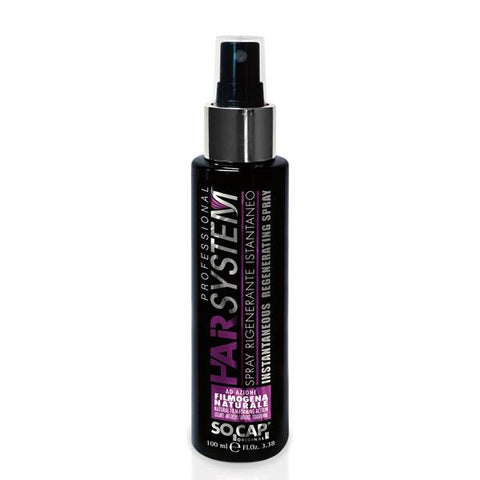 Spray Ristrutturante Istantaneo per capelli 100 ML. Prodotto professionale. SOCAP HAIR SYSTEM.