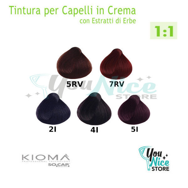 Hair Cream Color - Socap Kiomà tintura tubo 100ml