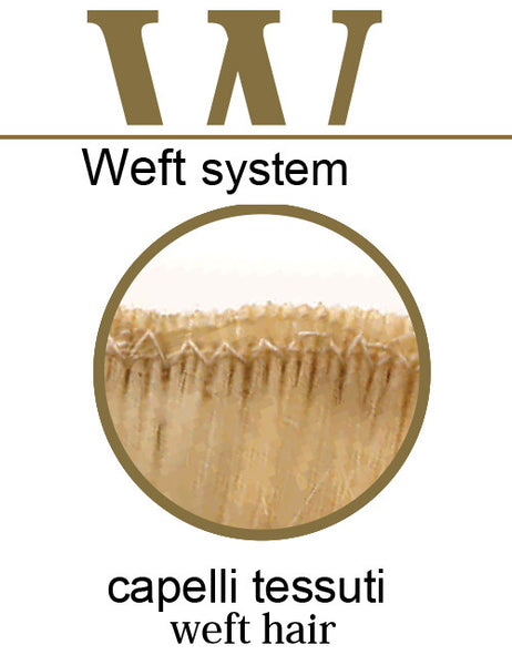 Matassa SHE 40 45 cm - 100gr - 140cm extension professionali Capelli tessuti ricci naturali