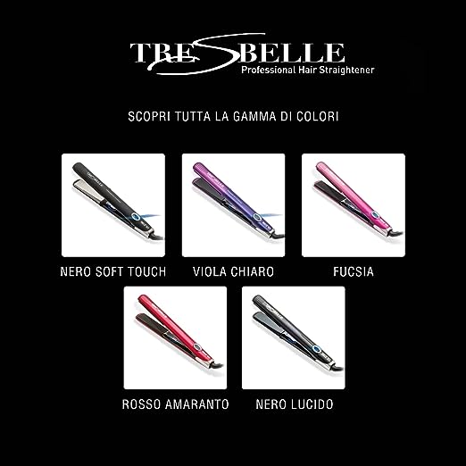 TRESBELLE Piastra per capelli lisci in titanio SHE
