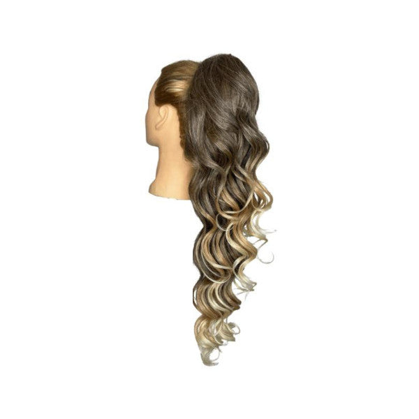 Pony Coda extension a cuffia effetto naturale capelli mossi