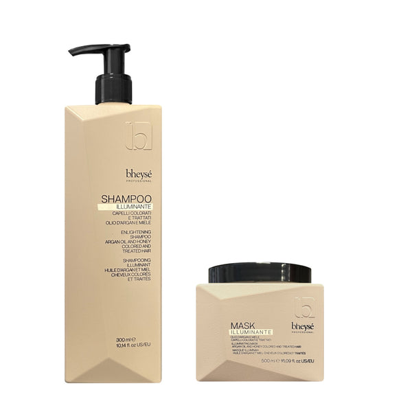 Kit Shampoo e Maschera illuminante per capelli colorati e trattati BHEYSE' PROFESSIONAL
