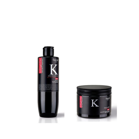 KIT RISTRUTTURANTE ALLA CHERATINA FAIPA KERATIN SYSTEM Shampoo e Maschera