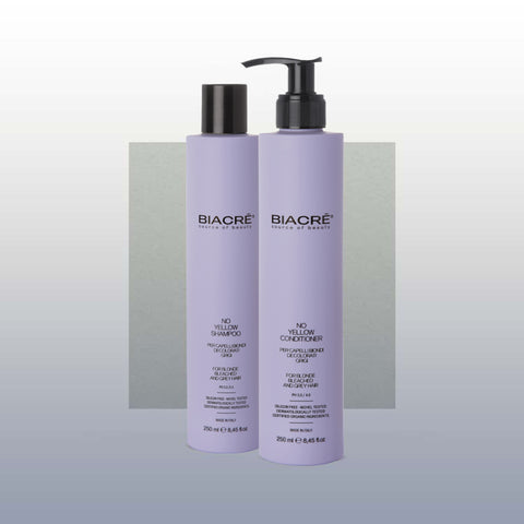 KIT NO YELLOW CONDITIONER+SHAMPOO BIACRE' Antigiallo potenziato