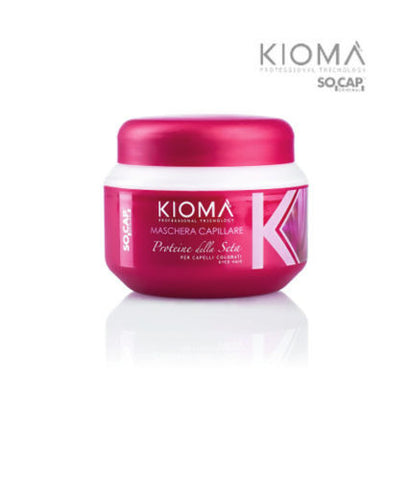 Maschera alle proteine della seta capelli colorati. 500 ml. Prodotto professionale Socap Kioma