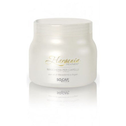 Maschera per capelli con olio di Macadamia e Argan. 500 ml. Prodotto professionale Socap Hargania