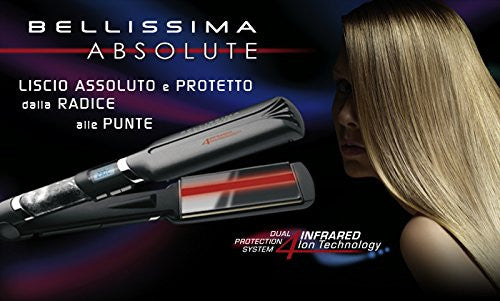 Piastra professionale capelli lisci Infrarossi Bellissima Absolute Imetec