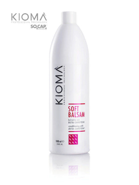 Soft balsamo per capelli con betacarotene. 1000 ml. Prodotto professionale. Socap Kioma