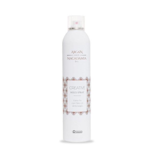 CREATIVE HOLD SPRAY HYDRATING ANTICRESPO FILTRO UV Argan e Macadamia Biacrè