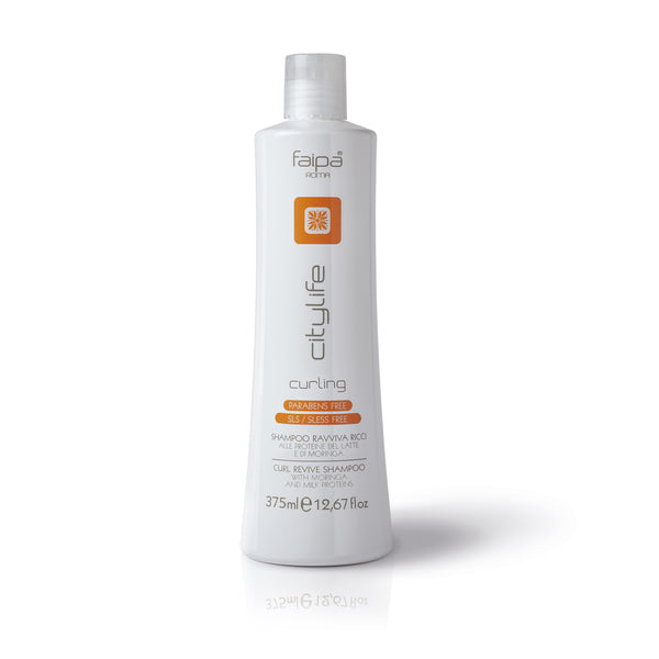 Shampoo ravviva ricci alle proteine del latte e di moringa. FAIPA Linea Curling