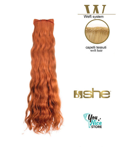 Matassa SHE 40 45 cm - 100gr - 140cm extension professionali Capelli tessuti mossi mesciati