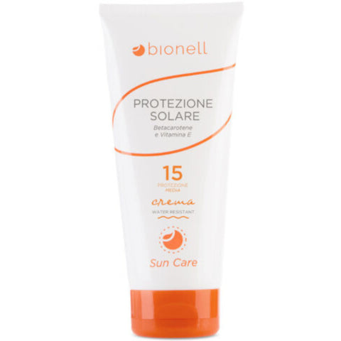 Crema Protezione Solare media - spf 15- Bionell 200 ml