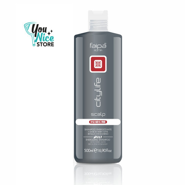 Shampoo Energizzante anticaduta a base di betulla e rosmarino Faipa Linea Scalp