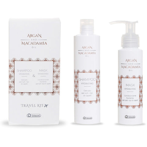 KIT SHAMPOO + MASCHERA HYDRATING Argan e Macadamia Biacrè