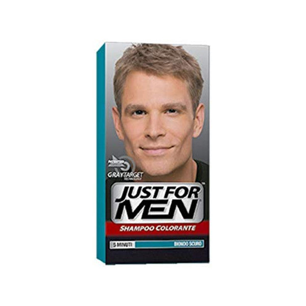 JUST FOR MEN - Shampoo Colorante Biondo Scuro