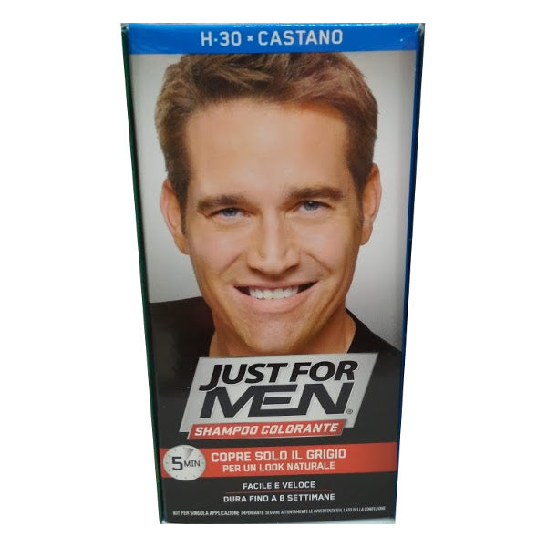 JUST FOR MEN - Shampoo Colorante castano