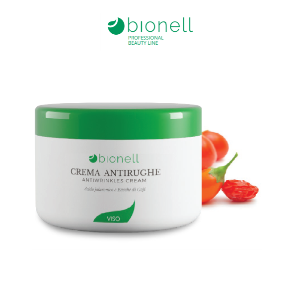 CREMA VISO ANTIRUGHE ACIDO JALURONICO E BACCHE DI GOJI BIONELL