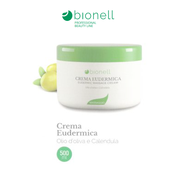 CREMA CORPO MASSAGGIO EUDERMICA OLIO OLIVA E CALENDULA 500 ML BIONELL