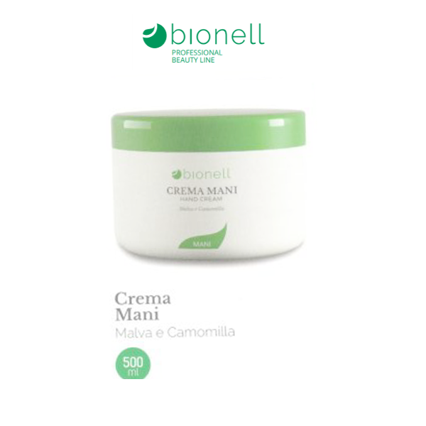 CREMA MANI IDRATANTE LENITIVA MALVA E CAMOMILLA BIONELL