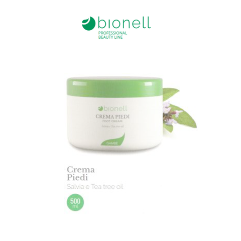 CREMA PIEDI IDRATANTE IGIENIZZANTE SALVIA E TEA TREE OIL BIONELL