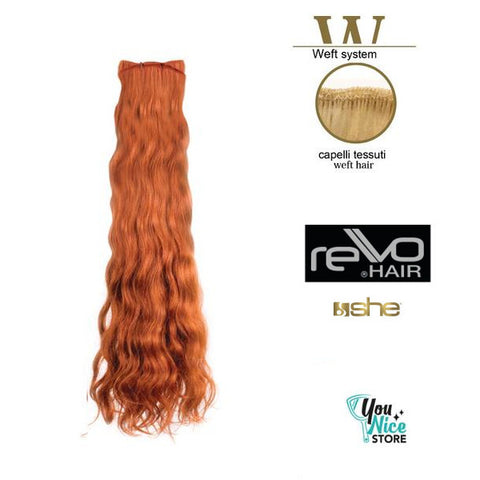 Matassa SHE Rewo Line 50 55 cm  - 100gr extension Capelli mossi naturali