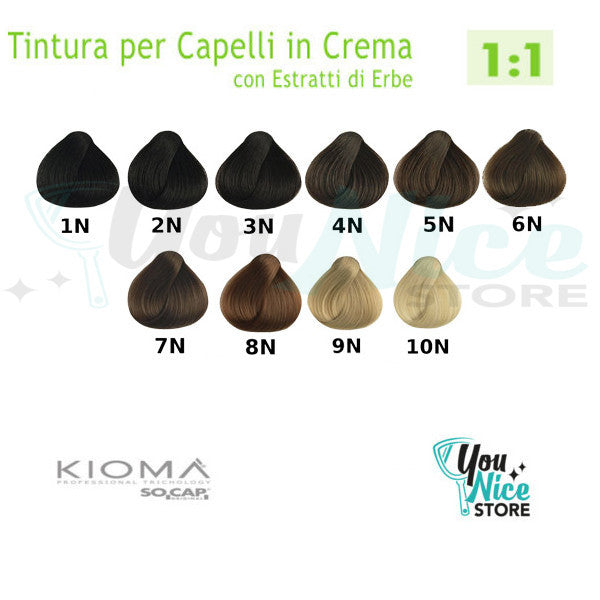 Hair Cream Color - Socap Kiomà tintura tubo 100ml