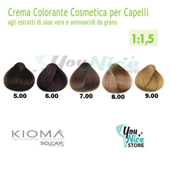 Hair Cream Color - Socap Kiomà tintura tubo 100ml