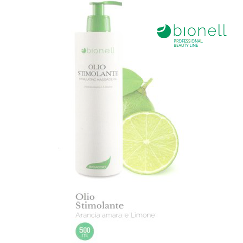 OLIO MASSAGGIO CORPO STIMOLANTE ARANCIA E LIMONE 500 ML BIONELL